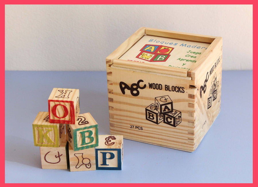 Juego didactico de madera 27 piezas