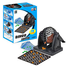 Bingo Lotto Juego De Mesa Con 75 Bolillas
