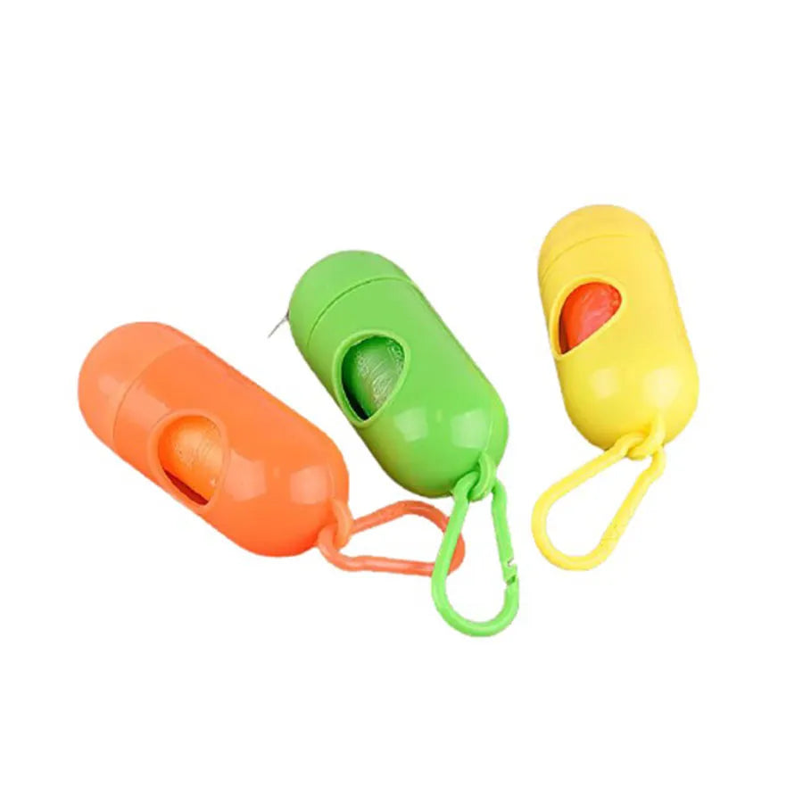 Dispenser con bolsas para excremento