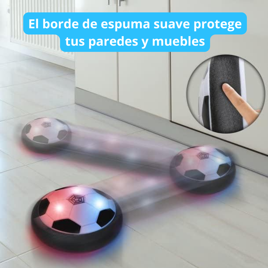 Pelota de futbol flotante con LED