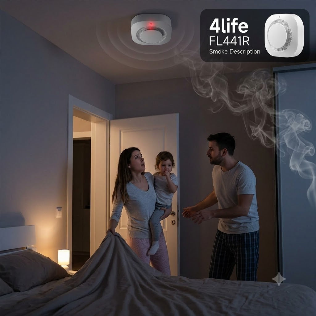 Detector de Humo Inalambrico 4Life