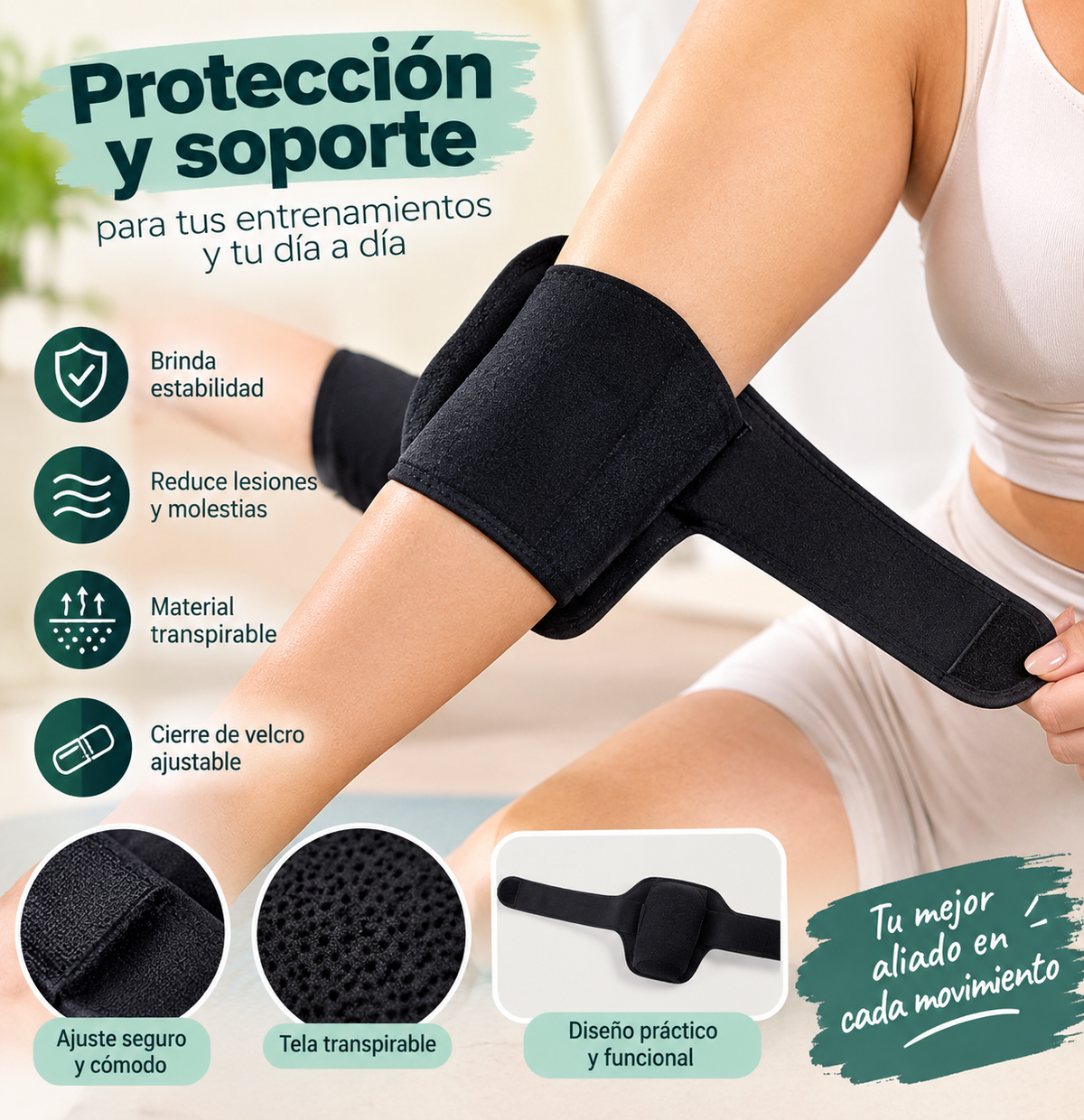 Codera Deportiva Ajustable De Neopreno