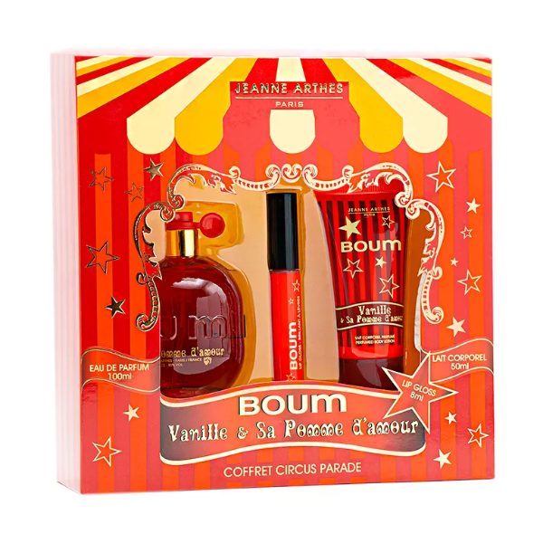 Perfume Jeanne Arthes Boum Vanille ( +body) 100ML EDP (Kit)