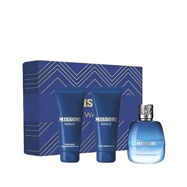 Perfume Missoni Wave +sg+as Hombre 100ML EDT (Kit)